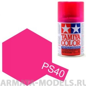 86040T Краска для поликарбоната PS-40 Translucent Pink