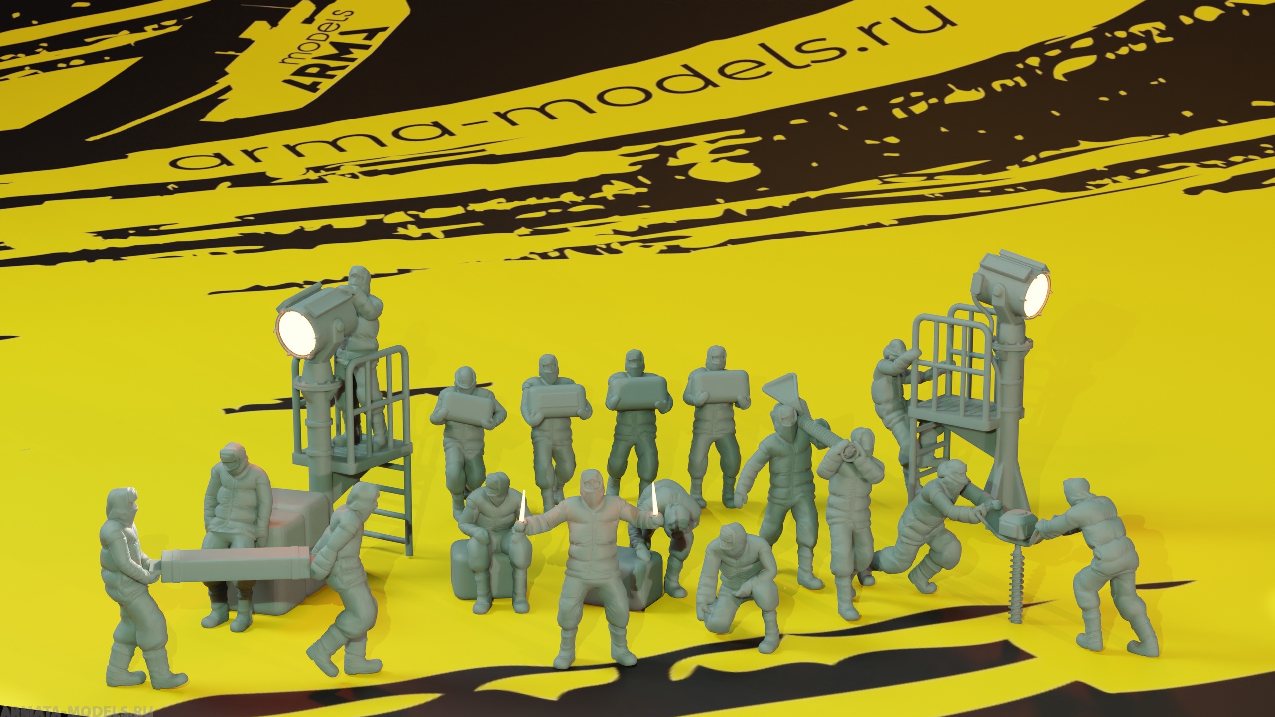 AM35013 Экипаж ледокола. Работа (Не для свободной продажи) Arma Models