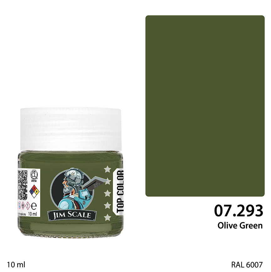 07.293XJIM Краска Olive Green (RAL 6003) 18 мл