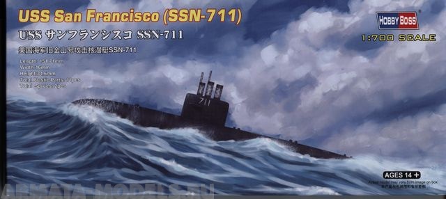 87015 Подводная лодка USS San Francisco SSN-711 Hobby Boss
