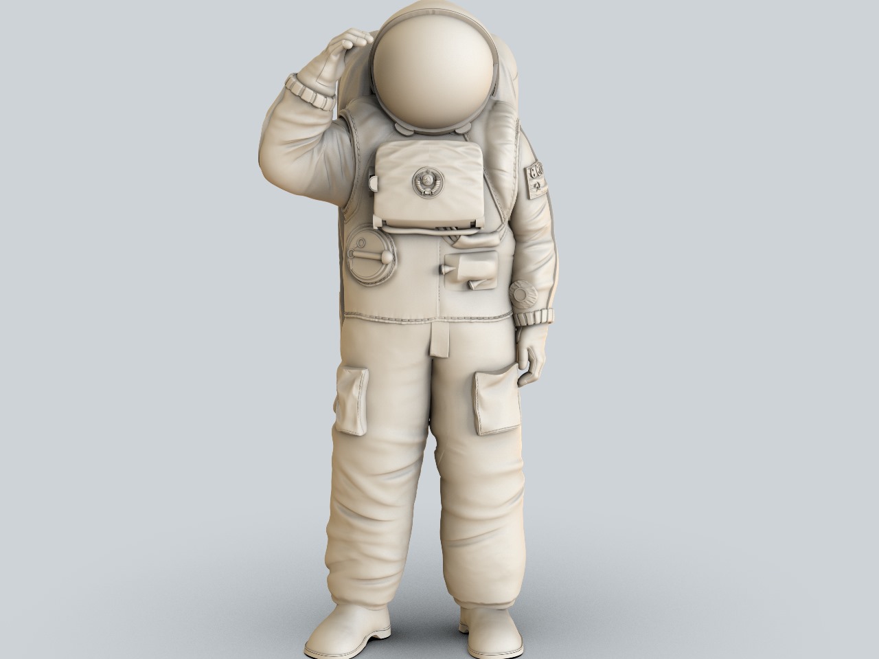 AM145021 Фигурка Космонавт в скафандре Кречет Arma Models