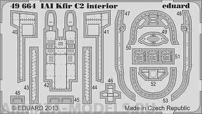 49664 Фототравление цветной интерьер IAI Kfir C2 interior S.A.	 For AMK kit