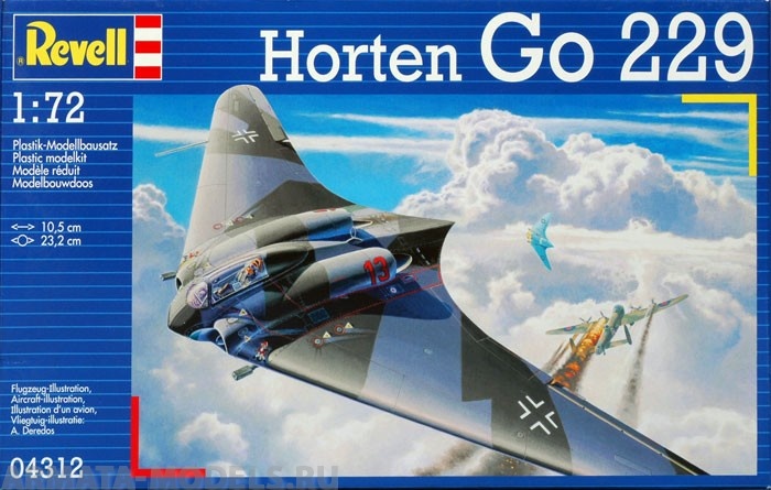 04312 Самолет Horten Go-229 Revell