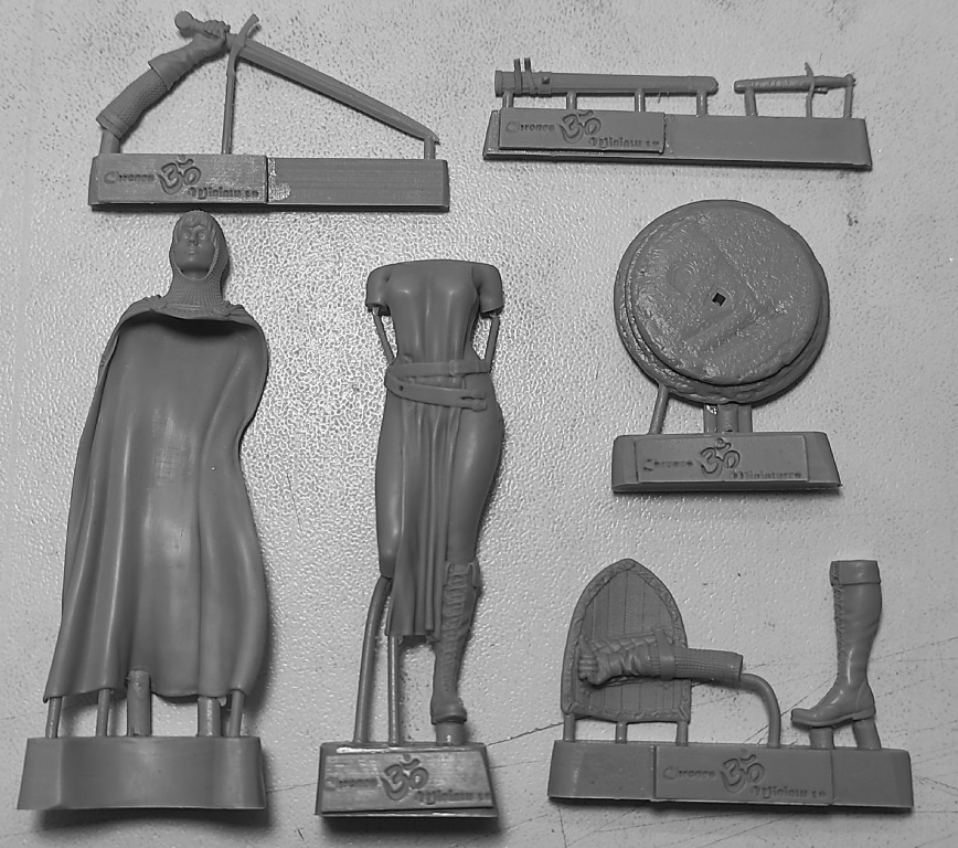 CHM-54303(M). Миры Фэнтези: Тёмная Жанна. Материал - белый металл. Chronos Miniatures