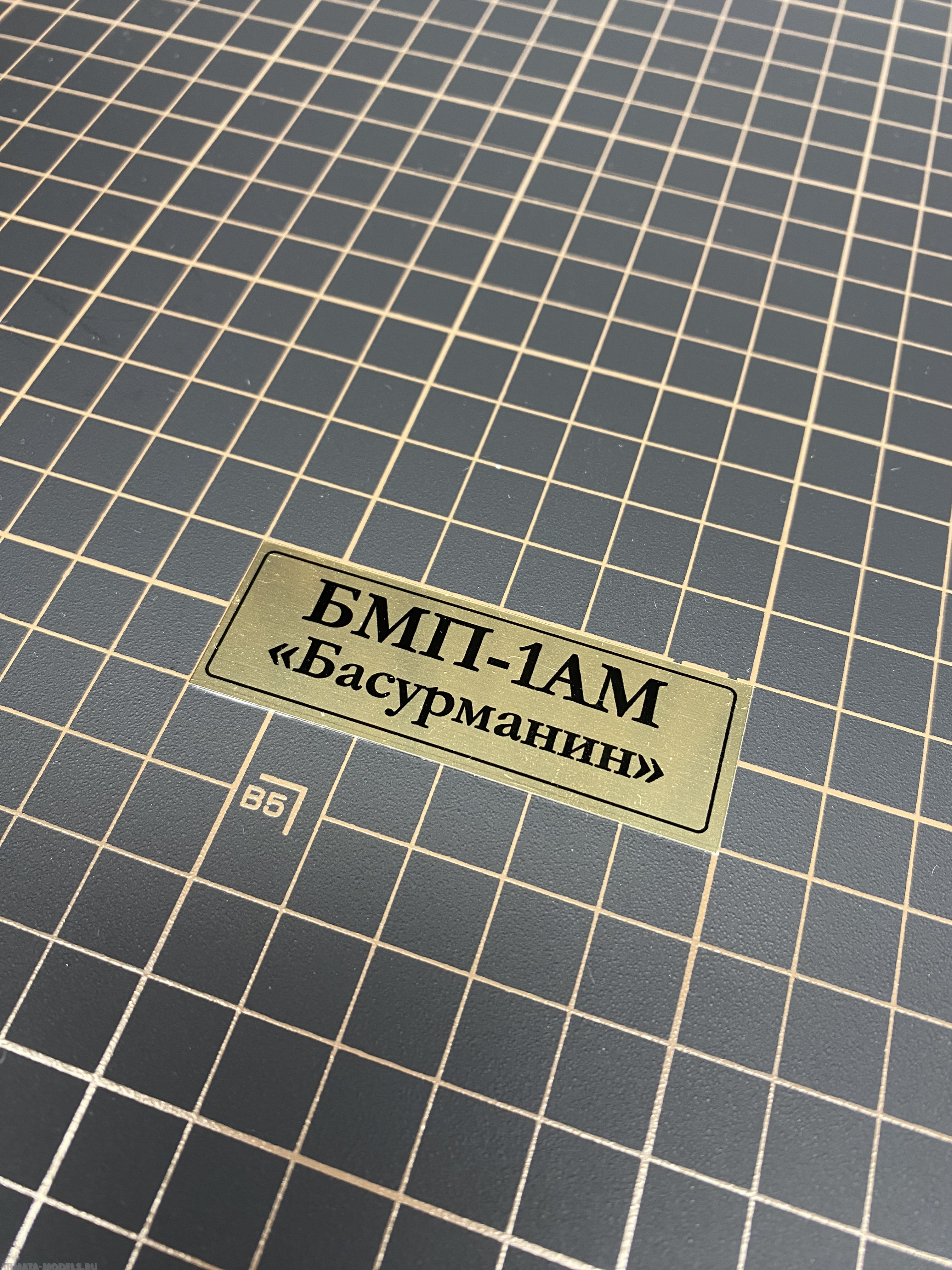 70110SX Табличка алюминий БМП-1АМ Басурманин