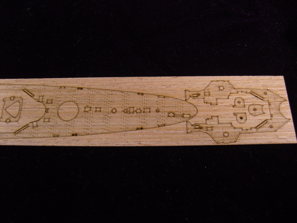 AW20033 Деревянная палуба для DKM Prinz Eugen 1945