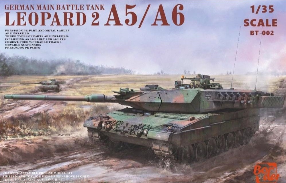BT002 Германский основной боевой танк  LEOPARD 2a6 BORDER MODELS