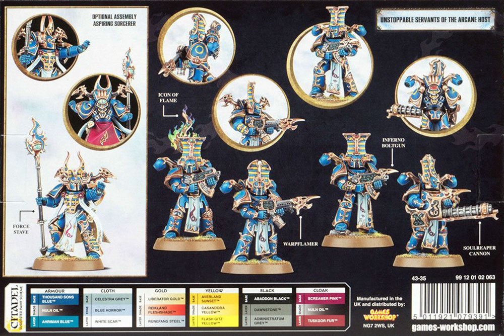 43-35GW Набор Рубрикодесантники Тысячи сынов (Thousand Sons Rubric Marines)