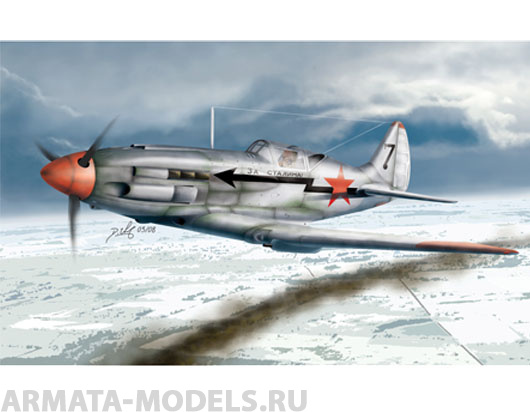 02831P Самолет Миг-3 (поздняя версия) Trumpeter