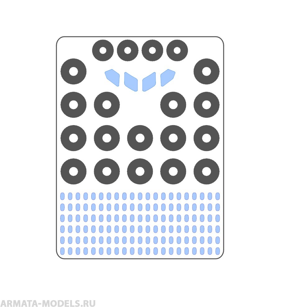 AM144105 Маска окрасочная для Boeing-787-9 Звезда