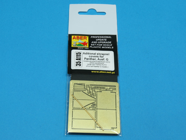 ABR-35-A115  Дополнения для  Aditional shrapnel covers for Panther Ausf.G для All Panther G models 1/35