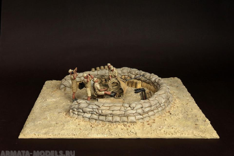 SOGA-11 DAK Crew for 2 cm Flak 38 SOGA Miniatures