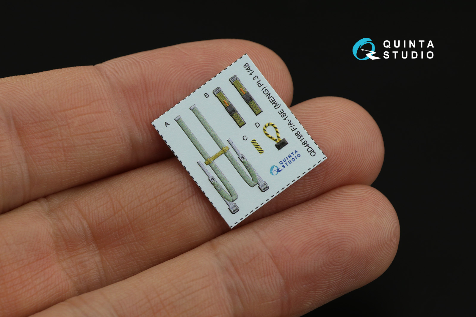 QD48243 3D Декаль интерьера кабины F/A-18F late / EA-18G (Meng)