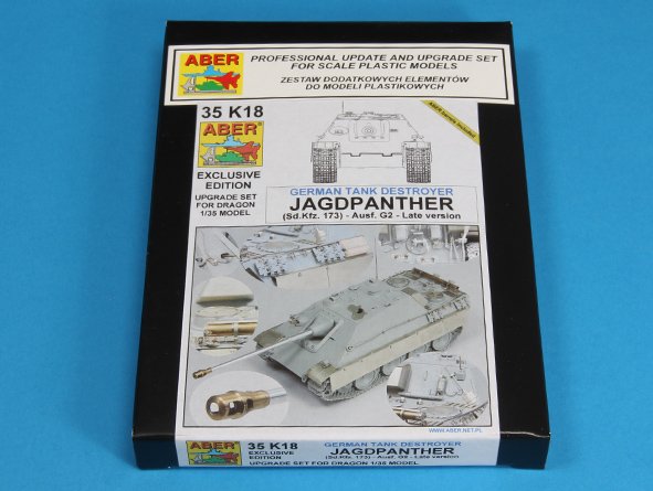 ABR-35-K18  Дополнения для  Sd,Kfz. 173  „Jagdpanther”-late/final version для Dragon 1/35