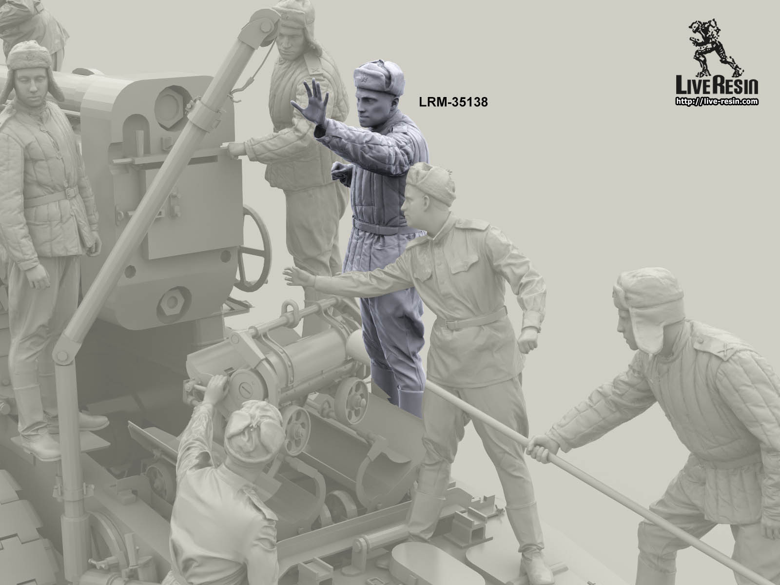LRM35138 Советский артиллерист - заряжающий - 3 Live Resin