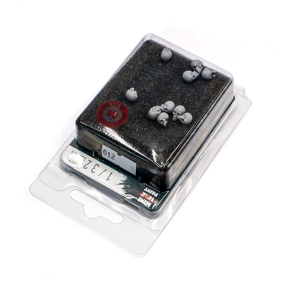 S210MWP Черепа человеческие, размер M, 10шт MiniWarPaint