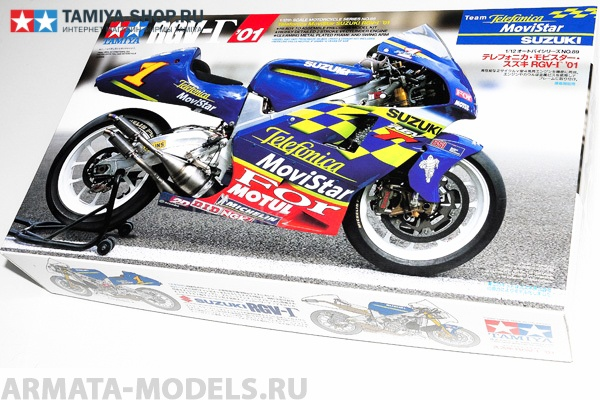 14089 Telefonica MoviStar SUZUKI RGV-Г `01 Tamiya