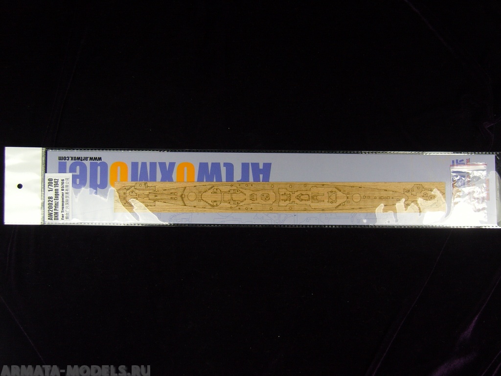 AW20028 Деревянная палуба для DKM Prinz Eugen 1942