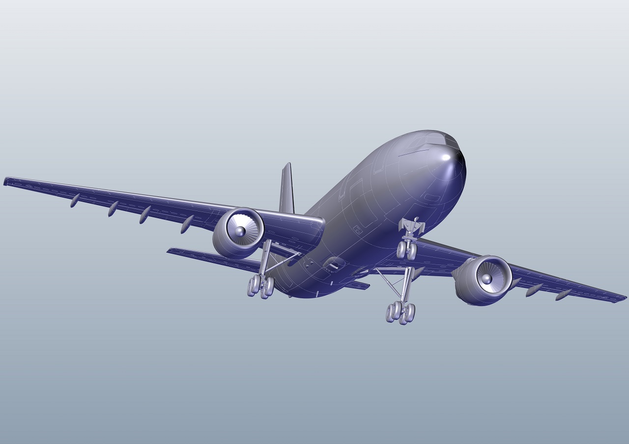 ЕЕ144146_2 Авиалайнер  А300B4 QANTAS Восточный экспресс