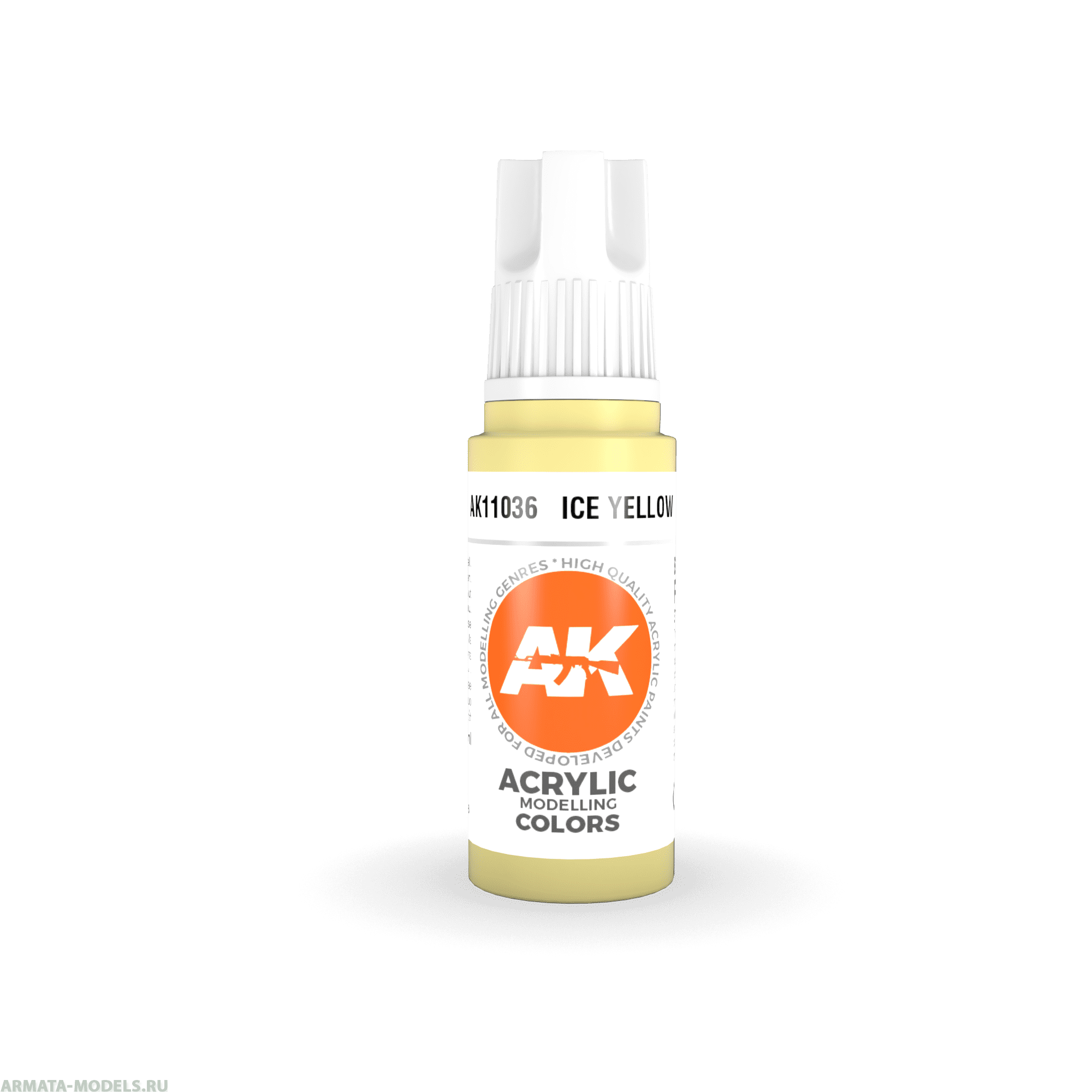 AK11036 Краска акриловая Ice Yellow 17ml