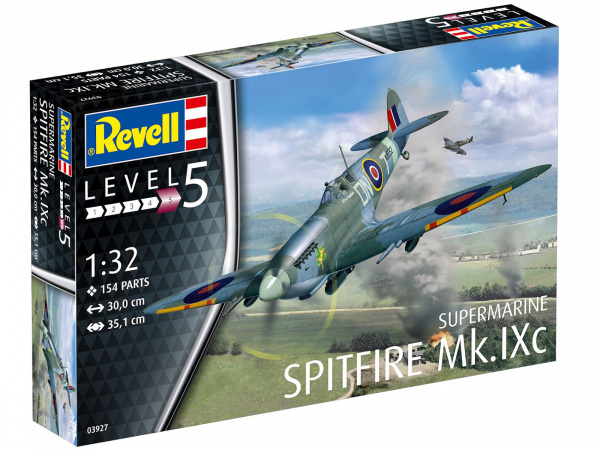 03927 Британский истребитель Spitfire Mk.IXC времен Второй мировой войны Revell