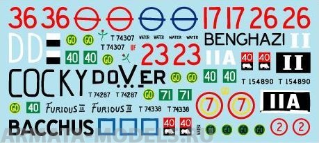 35062BIS Декаль Br. Sherman Mk III in Africa - REPRINTED