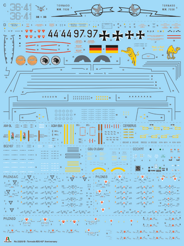 2520ИТ Самолет Tornado IDS Italeri