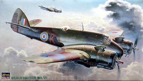 51213 Cамолет  BEAUFIGHTER Mk.VI (HASEGAWA) 1/72 Hasegawa