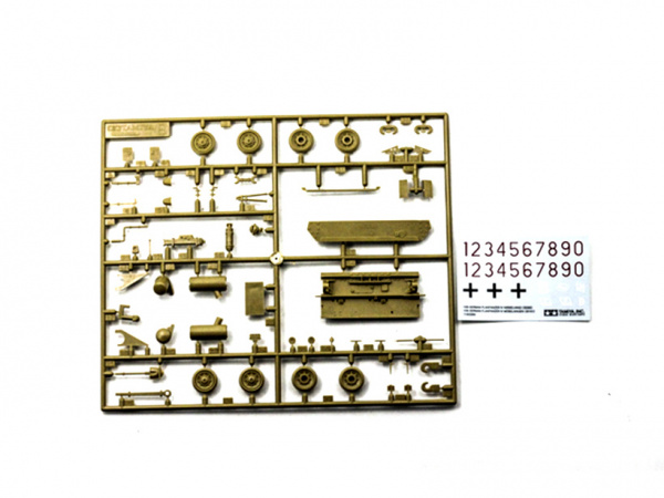35101T Нем. 4-х ствольная зенитка Flakpanzer IV Mobelwagen с 4 фигурами Tamiya