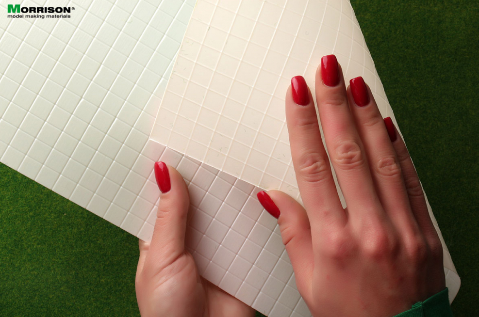 041to013 Текстура плитки для диорам  (Лист А3- 28см.х38см.). Размер одной плитки 10 мм.