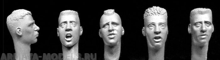 HH33 5 heads with ultra short haircuts Hornet