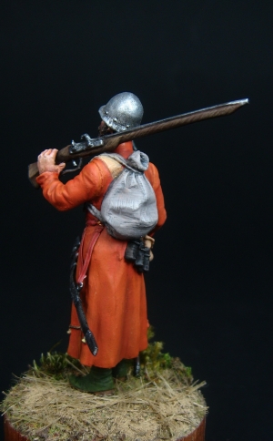 CHM-54102(M). Стрелец, Россия 1670-80 гг. 54 мм. Материал – белый металл Chronos Miniatures