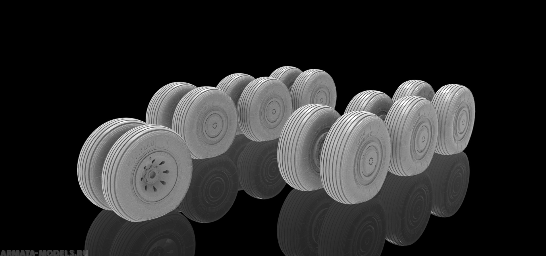 AM7213 Колеса под нагрузкой для Ту-22м3