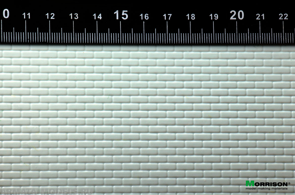 041to032 Объёмная текстура кирпича   М1:35. (Лист А4- 19см.х28см.)