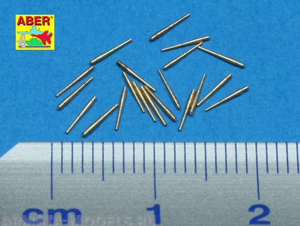 ABR-1:700-L-21  Дополнения для  Set of 20 pcs 102 mm universal barrels for Royal Navy ships для  1/700