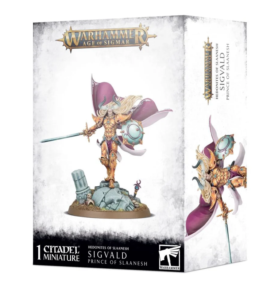 83-84GW Набор Гедонисты Слаанеш. Сигвальд, Принц Слаанеш (AoS: Hedonites of Slaanesh Sigvald, Prince of Slaanesh)