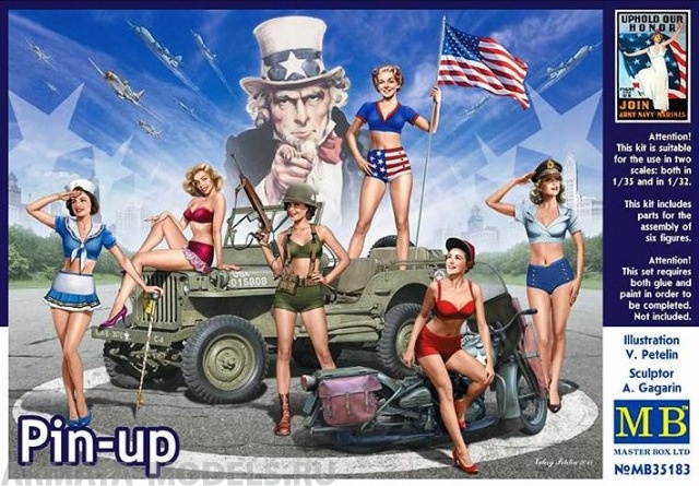 Набор фигурок MB35183 Пинап Master Box (MB)