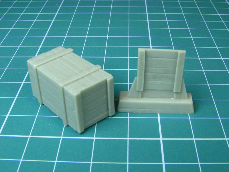 E-010 Дополнения для моделей Wooden Box general purpose. Three various designs in 1/35 scale