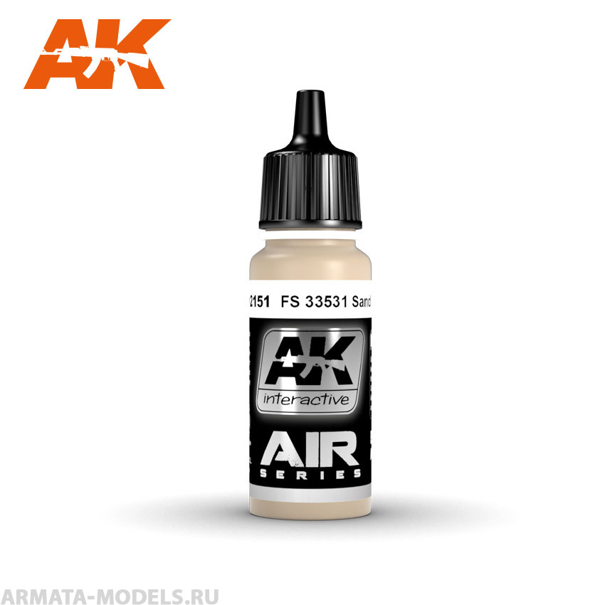AK2151 Акриловая краска FS 33531 Sand 17ml