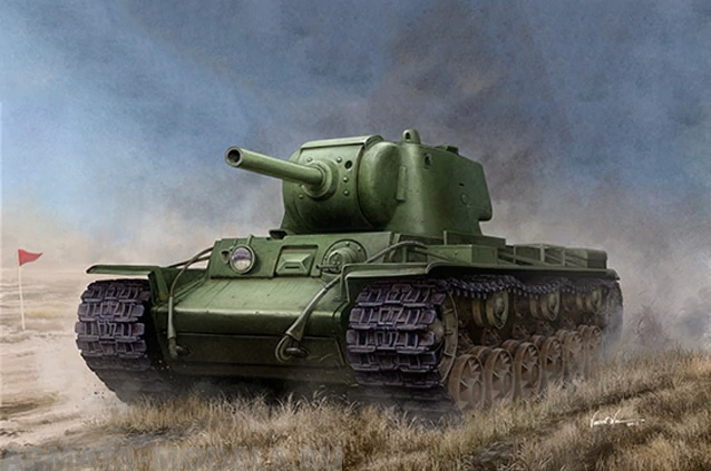 09563P Russian KV-9 Heavy Tank Trumpeter