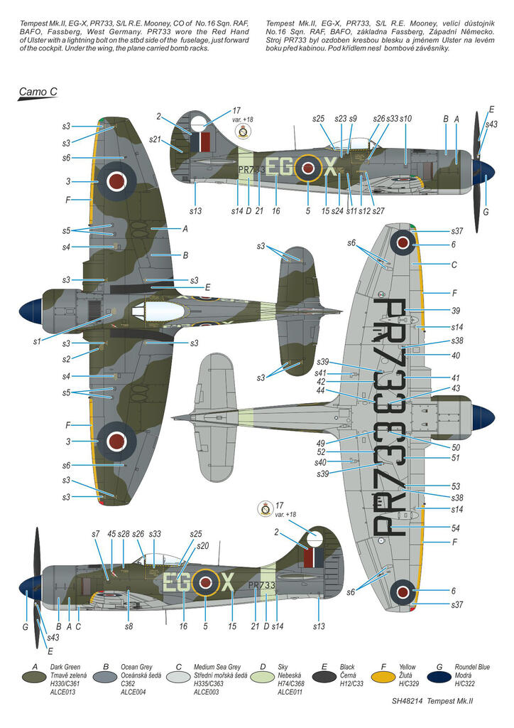 SH48214 Tempest Mk.II Hi-Tech Special Hobby