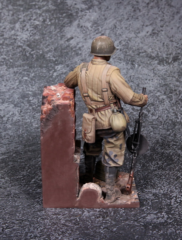 1602SOGA Пулемётчик   штурмовой инженерно-сапёрной бригады. 1943-45г. SOGA Miniatures