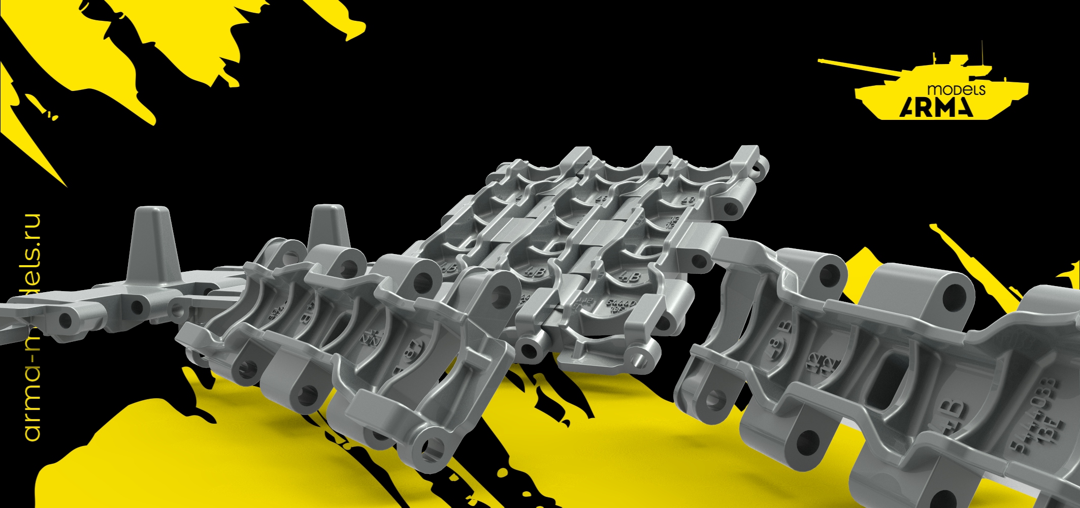 AM3714NEO Высокодетализированные траки ОМШ (Не для свободной продажи)