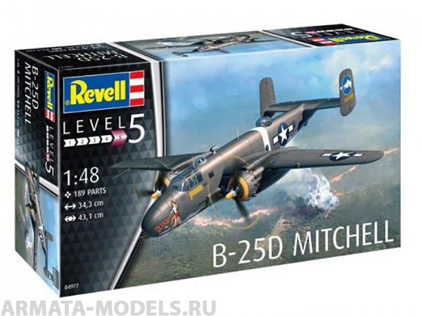 04977RE Американский бомбардировщик B-25D Митчелл Revell