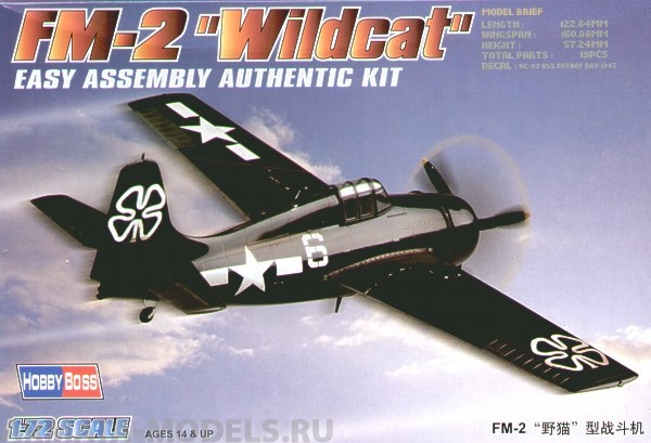 80222 Самолет FM-2 Wildcat Hobby Boss