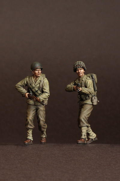 3003SOGA US Infantry sniper and infantryman. SOGA Miniatures