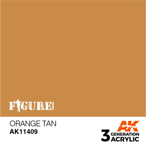 AK11409 Краска акриловая 3Gen Orange Tan