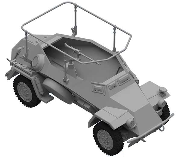 48192 Sd.Kfz.223, Германский бронеавтомобиль радиосвязи ІІ МВ ICM