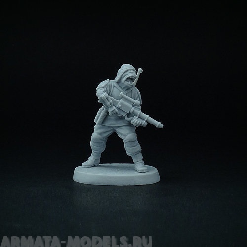 BV-so-09 Игровая миниатюра  screaming lizard кричит ящерица BROTHER VINNI's