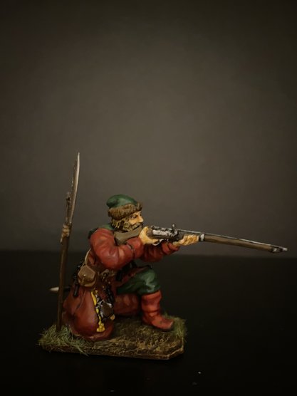 156ТБ ВИМ, пеший стрелец, стреляющий с колена, 54 мм Три Богатыря